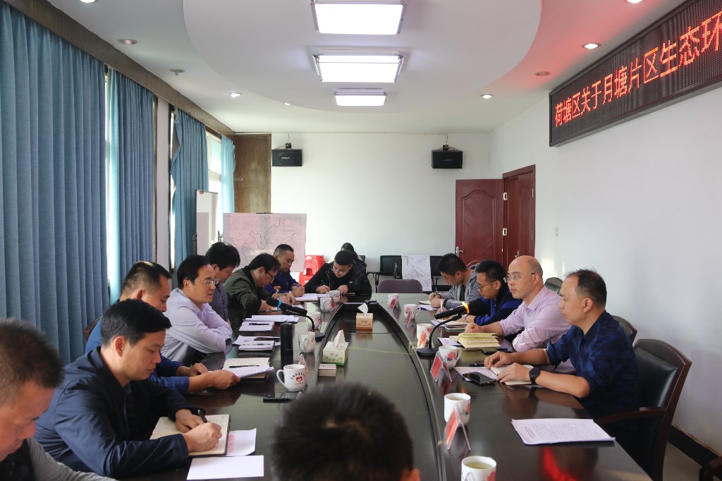 荷塘区召开关于月塘片区生态环保、安全生产工作推进会