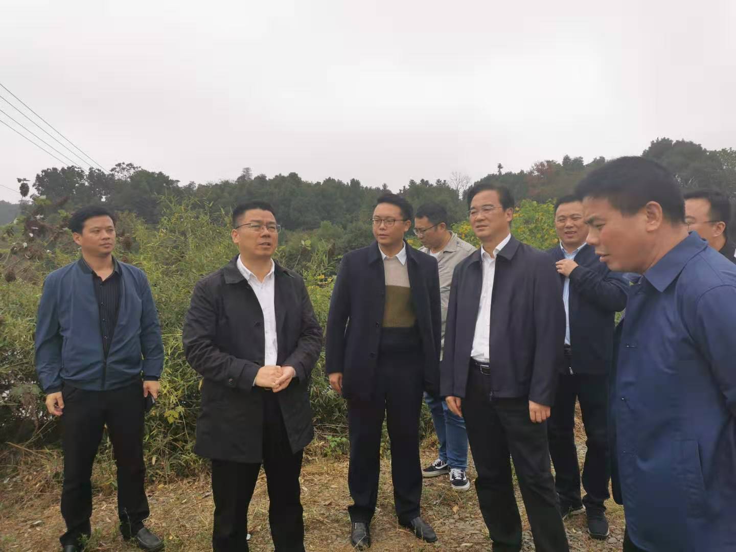 株洲市生态环境局彭小中局长一行赴荷塘分局开展调研活动