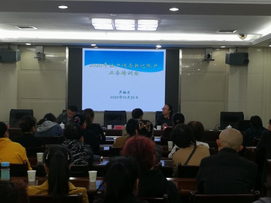 芦淞区召开 2020年住户调查新记账户业务培训会
