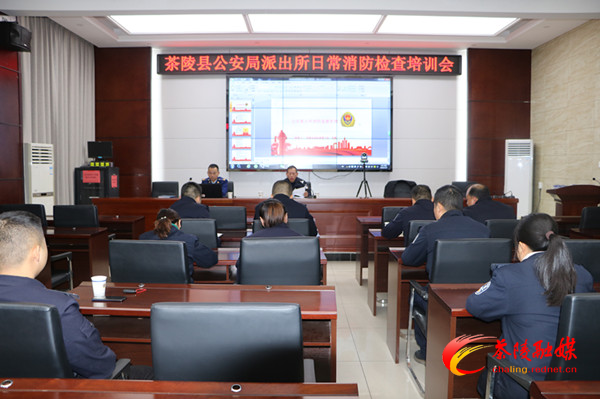 茶陵消防开展公安派出所消防监督执法业务培训