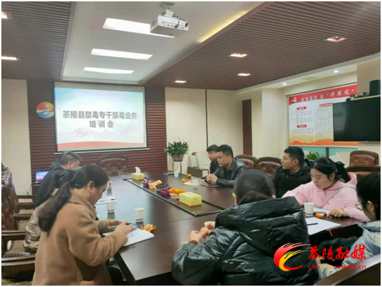 茶陵县组织禁毒专干开展业务培训