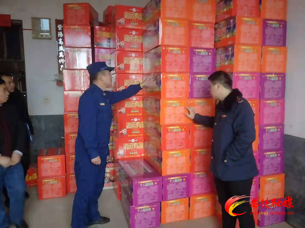 茶陵多部门联合开展烟花爆竹打非行动