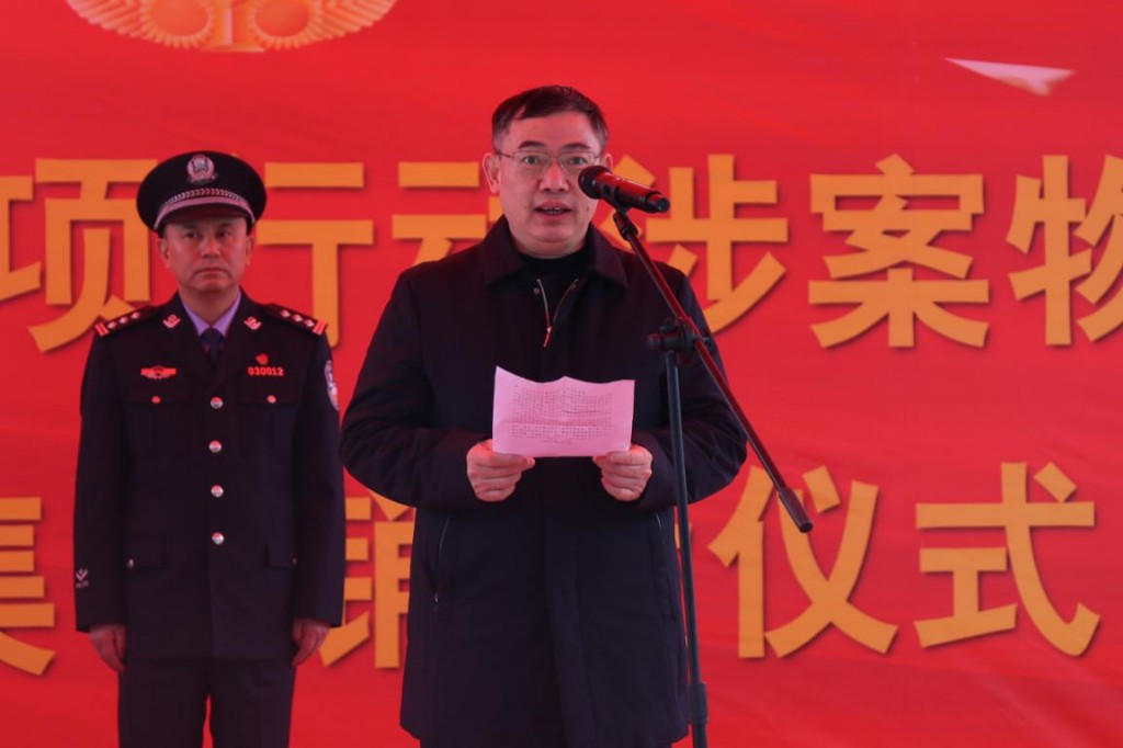株洲集中销毁一批假冒、不合格产品