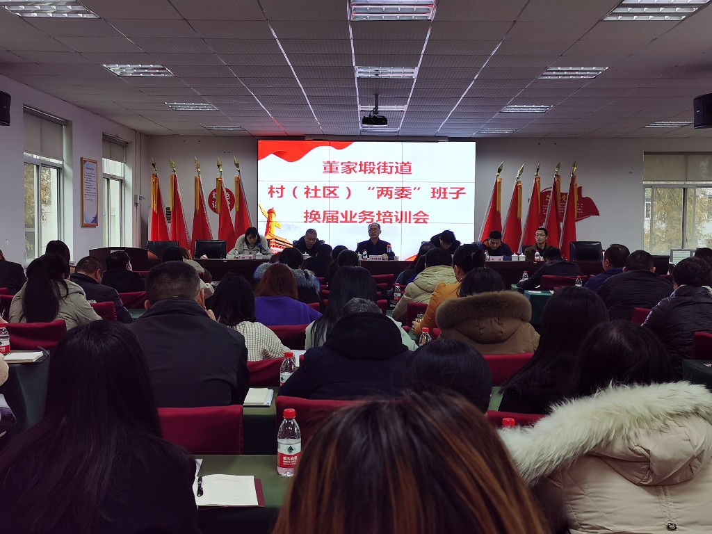 董家塅街道召开村（社区）“两委” 换届选举动员部署会