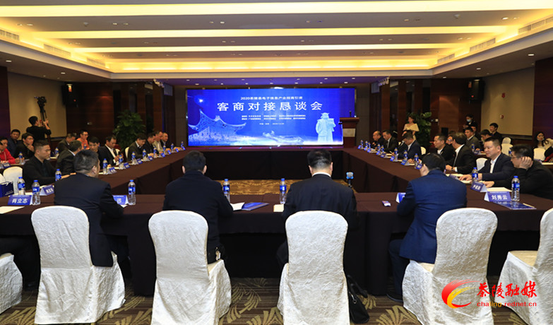 2020年茶陵县电子信息产业招商引资客商对接恳谈会在深圳召开