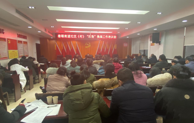 春联街道召开村（社区）“两委”换届选举工作培训会