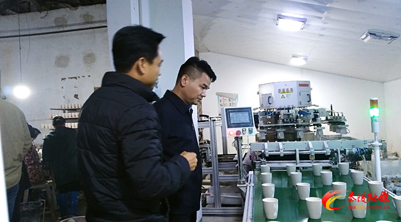 肖立志到龙下工业园调研