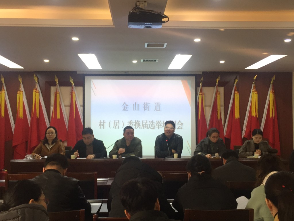 金山街道组织召开村（社区）“两委”换届选举培训会