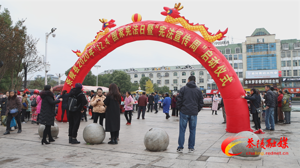 茶陵县以“宪法宣传周”为契机掀起普法热潮