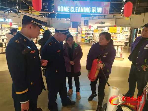 茶陵开展大型商业综合体消防检查 护航冬季消防安全