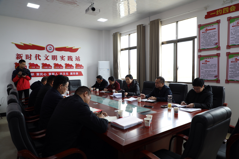 江小忠深入严塘镇督导支村“两委”换届和湾里村红色旅游项目建设工作