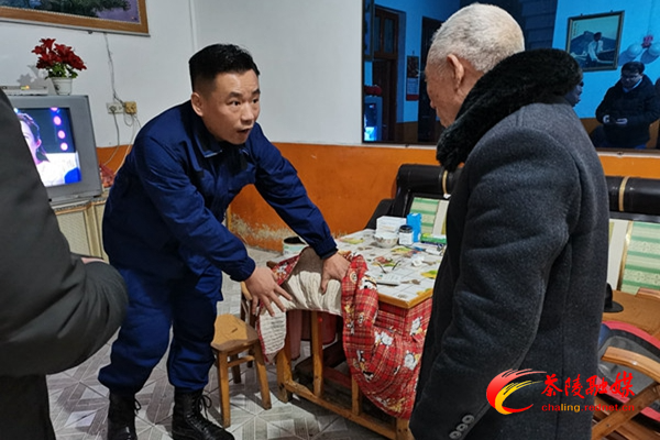 茶陵消防持续开展冬季安全取暖宣传活动