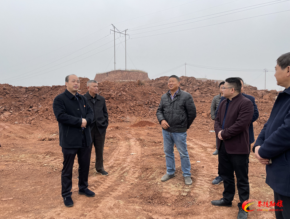 王友文视察茶陵职专新校区项目建设工作