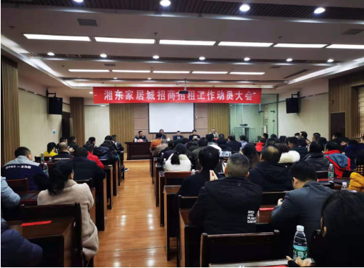 推动湘东家居城提质增效，优化行业布局，着力提升湘东家居城核心竞争力