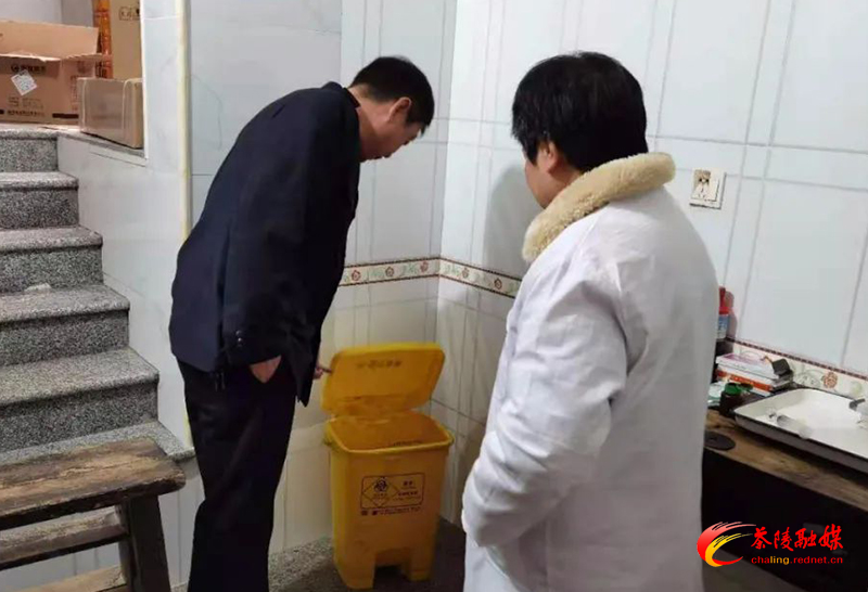 茶陵开展医疗废物处置执法监督“回头看”专项检查