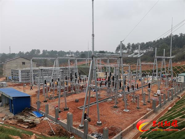 中瑶110千伏输变电工程建设加速冲刺 全力以赴保春节供电