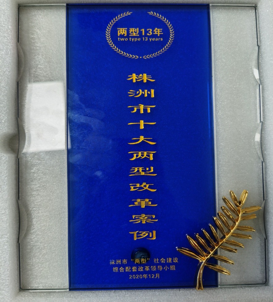 我市土地节约集约利用体制机制创新荣获株洲市“十大两型改革案例”