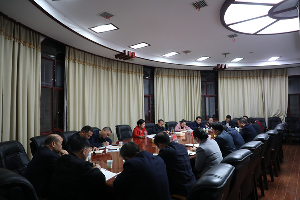 县委十二届十一次全会和2021年《政府工作报告》乡镇工作专题调研会召开
