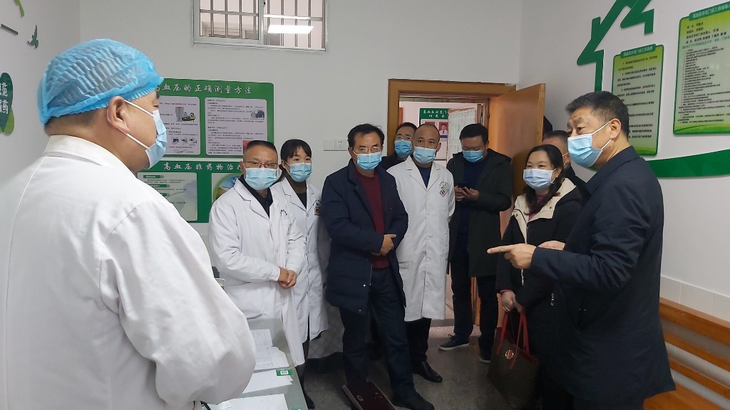 市卫健委调研指导攸县卫生健康和疫情防控工作