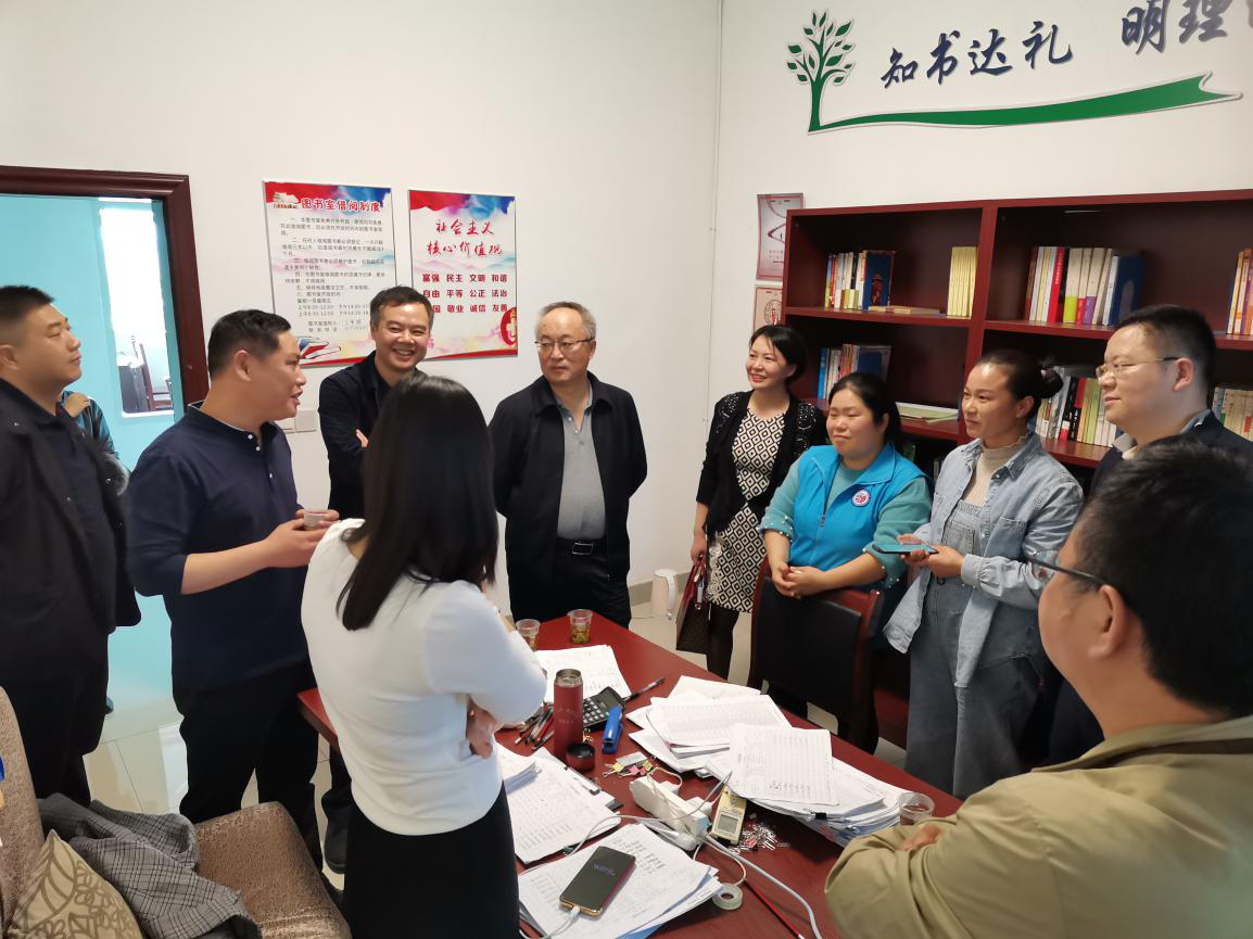 湖南省人普办来株督导人口普查工作