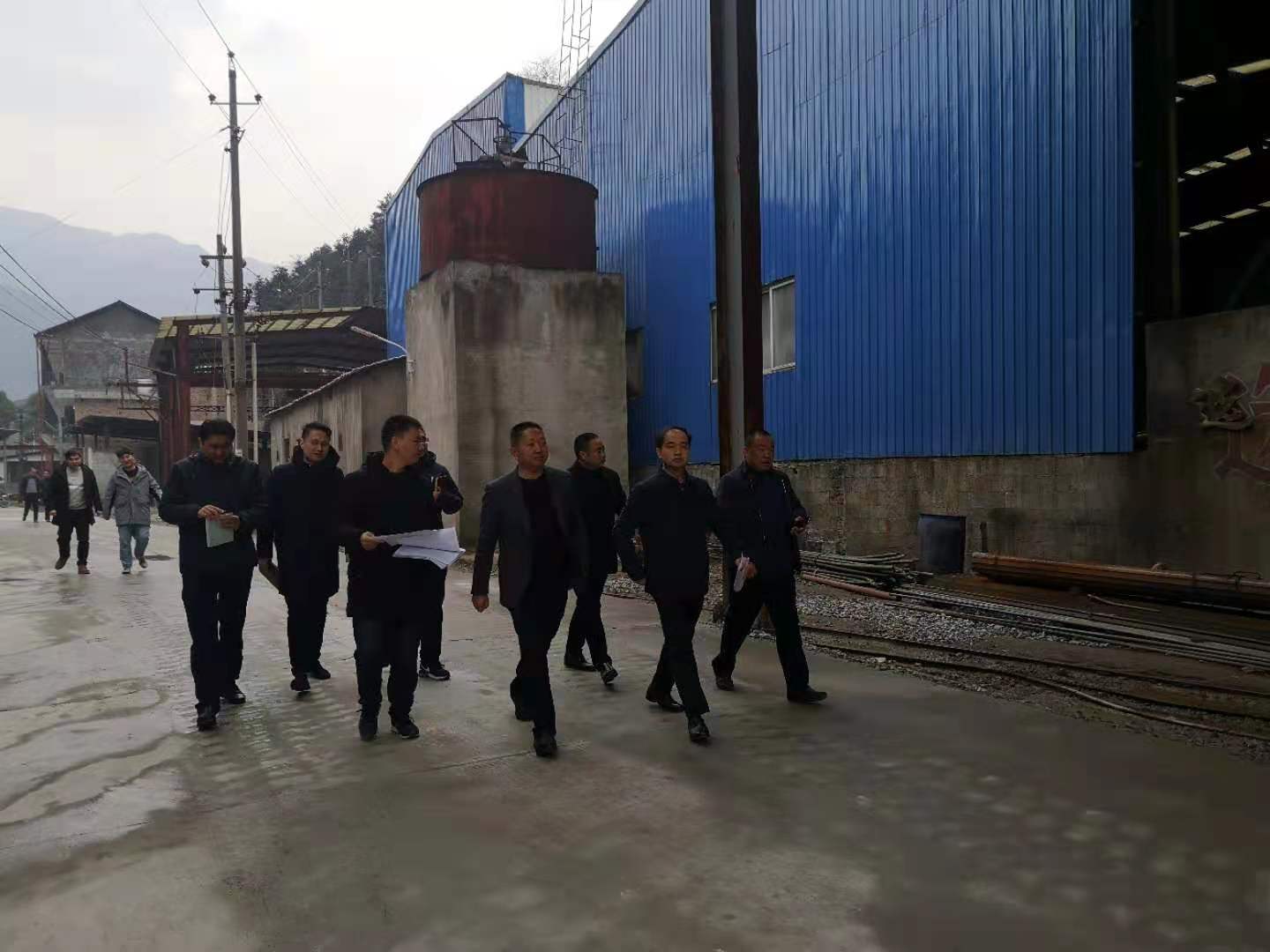 常务副市长刘政凯就潘家冲萤石矿有关问题进行现场调研督导