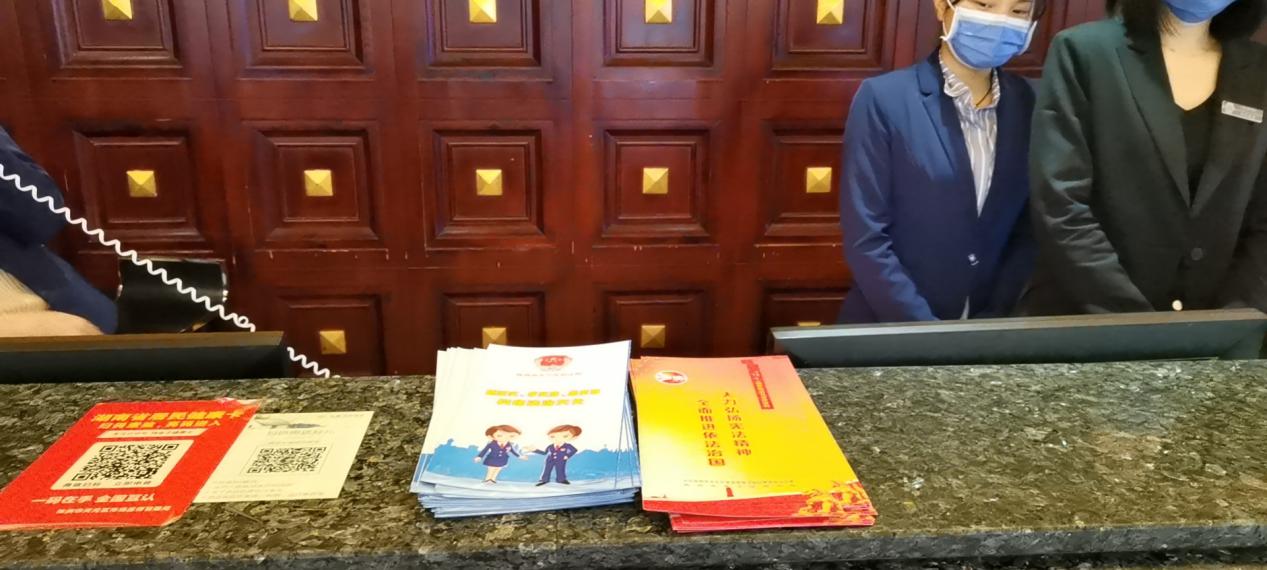 天元区文旅广体局开展"12.4"宪法日宣传活动