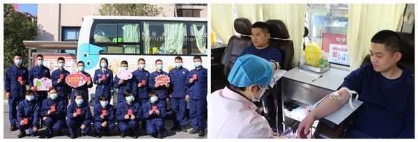 攸县消防大队组织参加无偿献血传递爱心活动