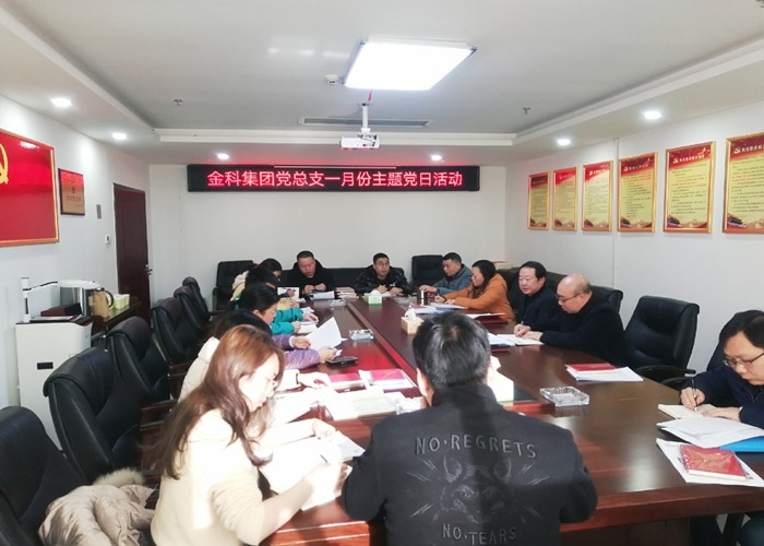 金科集团党总支开展一月主题党日活动