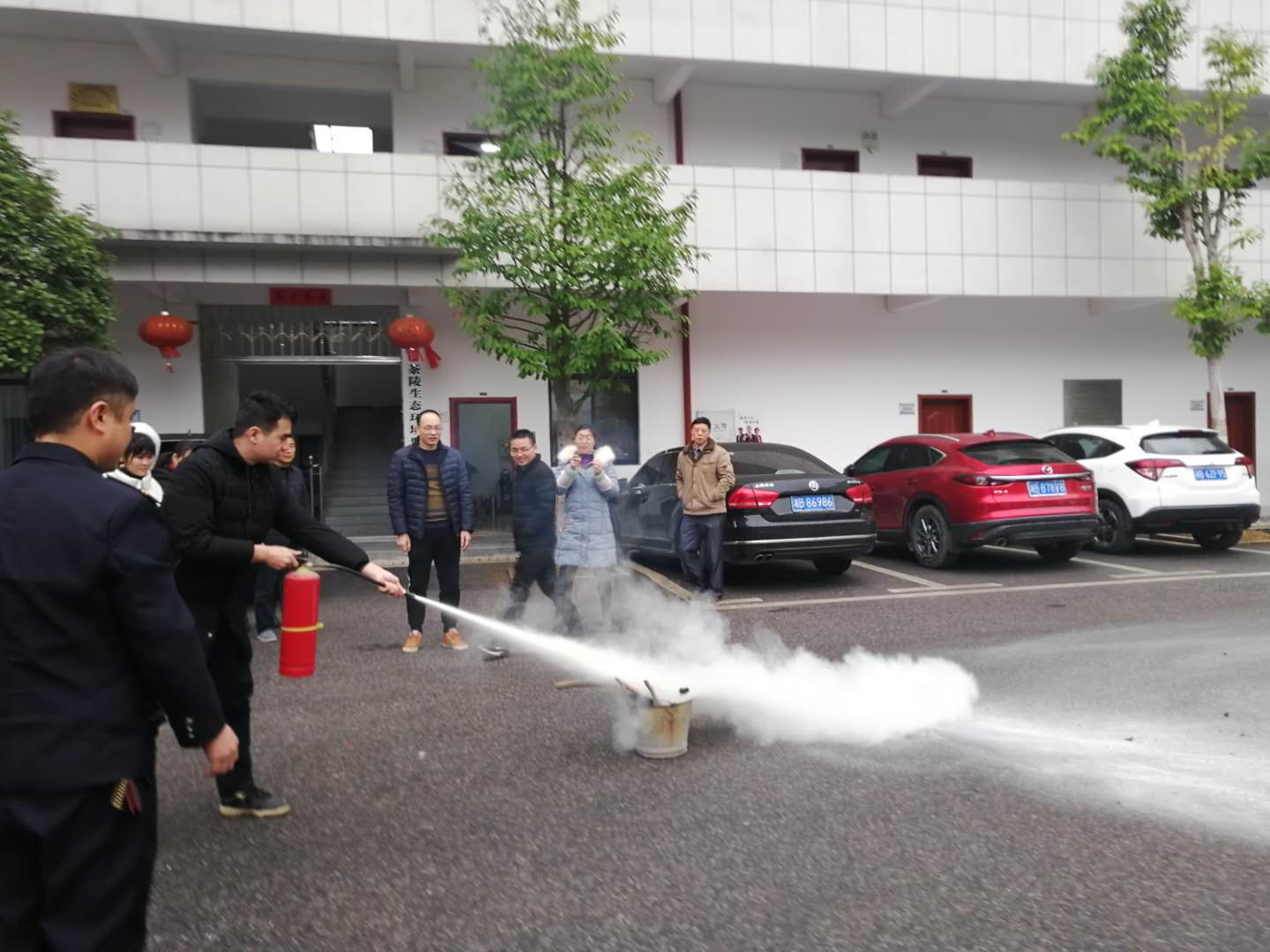 株洲市生态环境局茶陵分局组织开展消防安全培训活动