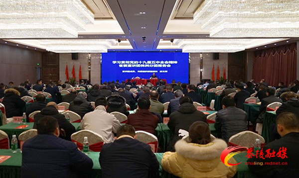 学习贯彻党的十九届五中全会精神湖南省委宣讲团株洲分团报告会在茶陵县举行