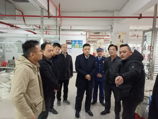 罗鹏程到月塘、合泰地区实地查看安全生产工作