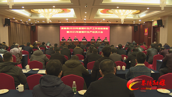 茶陵县2020年度烟叶生产工作总结表彰暨2021年度烟叶生产动员大会召开