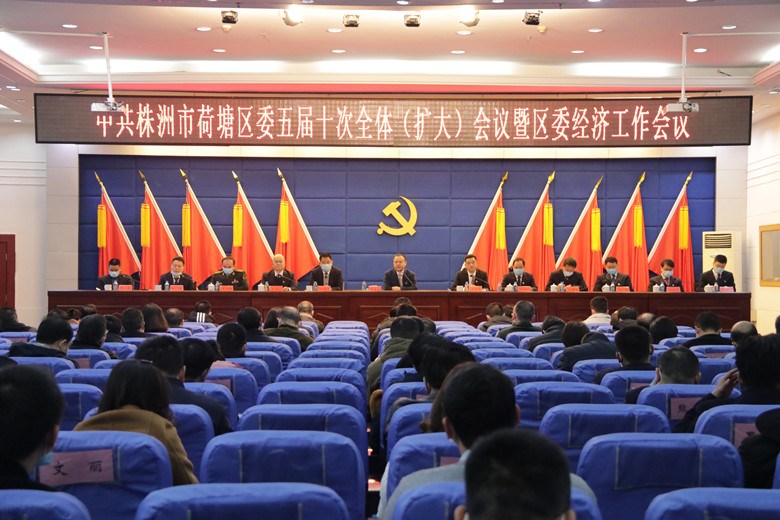 荷塘区召开区委五届十次全体(扩大)会议暨区委经济工作会议