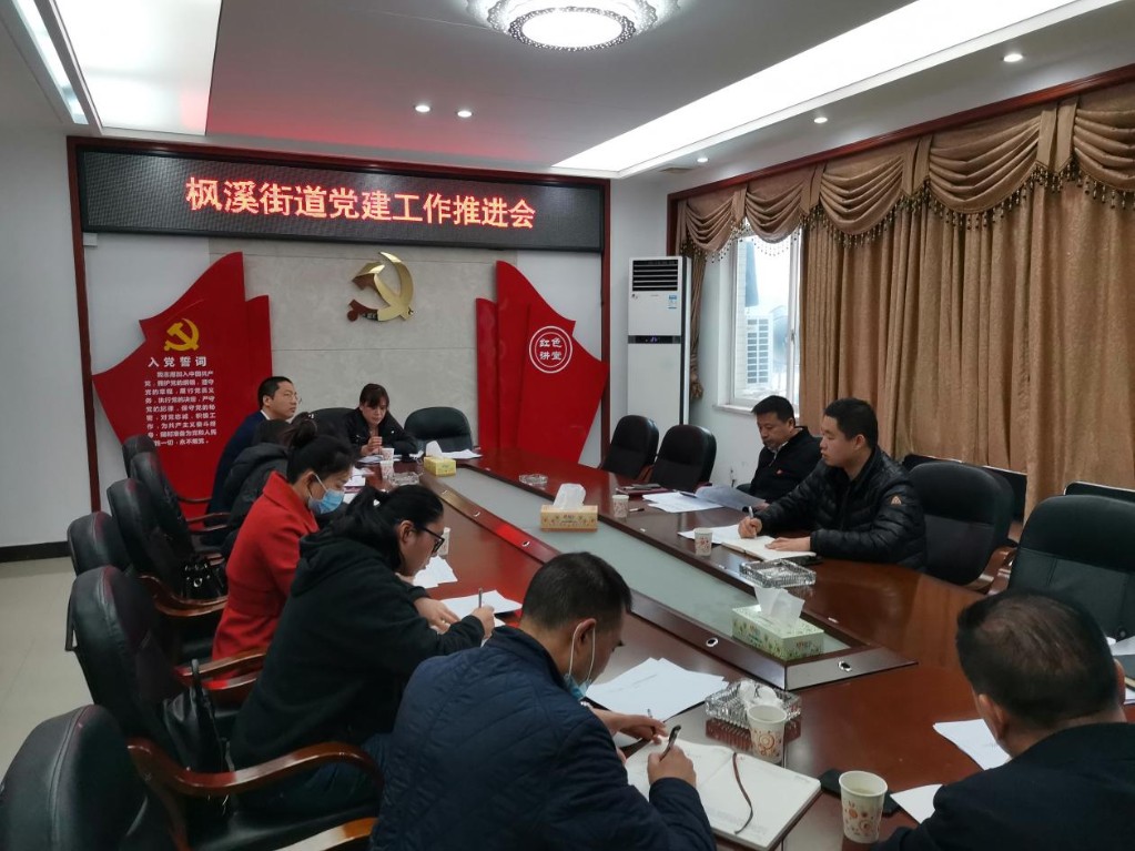 枫溪街道召开党建工作推进会暨新一届村（社区）党组织书记、党建专干业务培训会