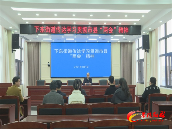 贯彻落实“两会”精神：下东街道狠抓项目为高质量发展赋能