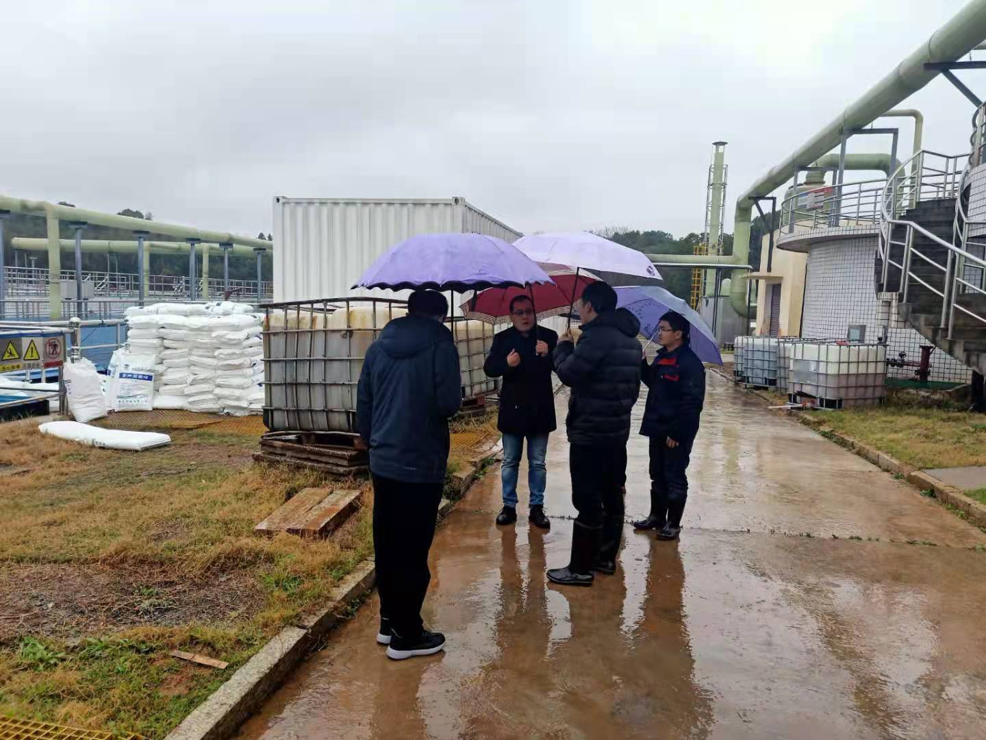 株洲市生态环境局攸县分局节前走访园区企业
