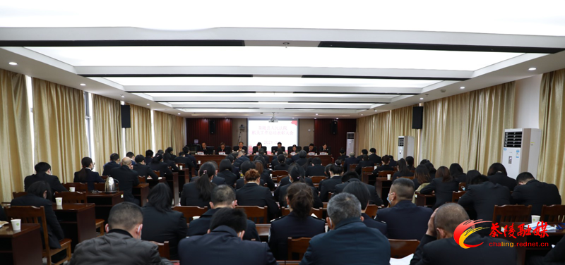 茶陵法院召开机关工作总结表彰大会