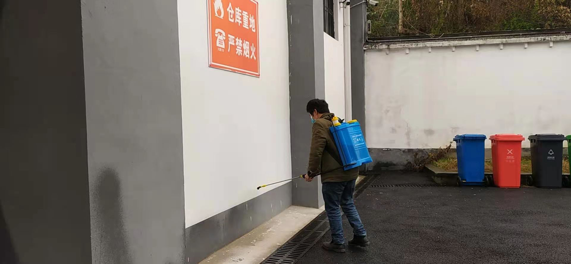 市防汛物资储备站做好春节前物资维护和库区防疫工作