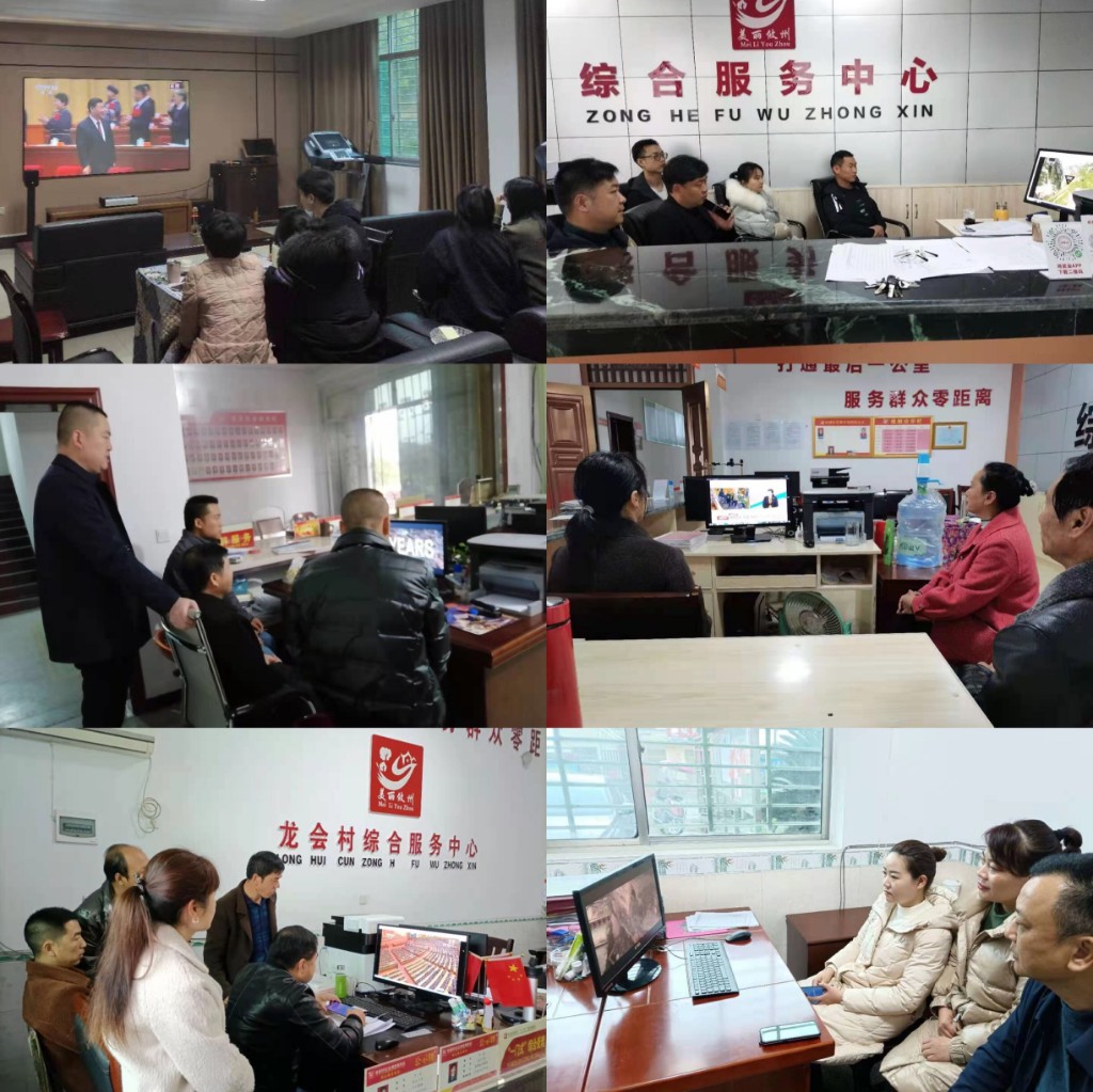 鸾山镇积极收看全国脱贫攻坚总结表彰大会