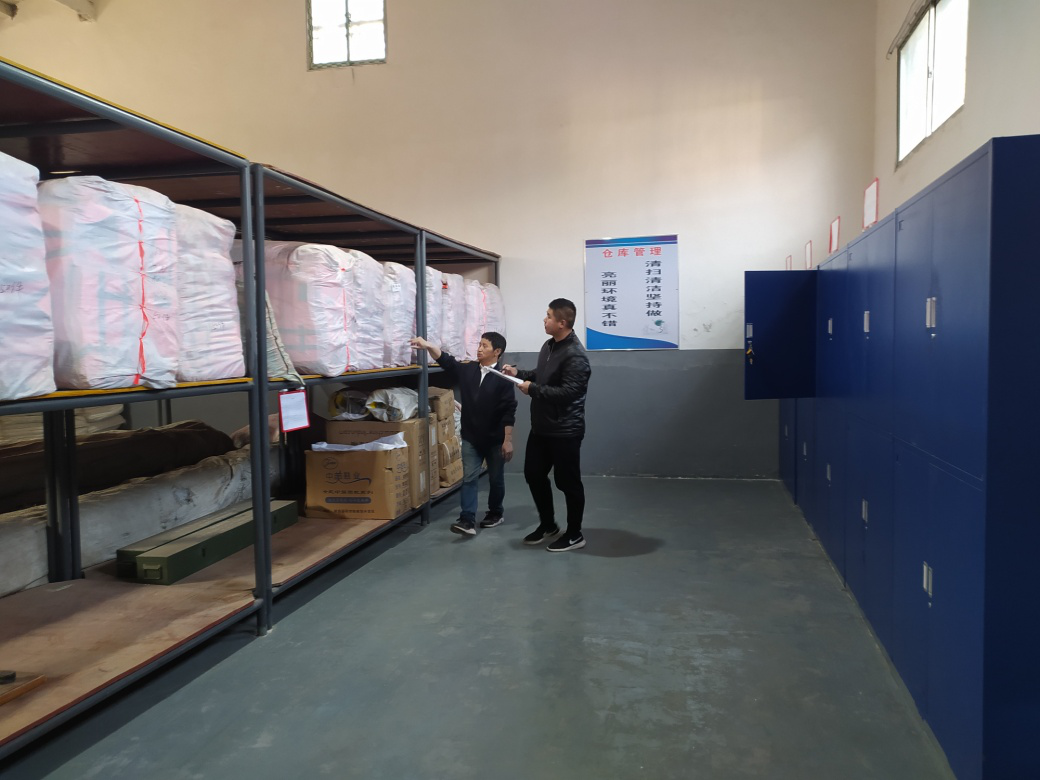 市防汛物资储备站开展库区防汛物资清查行动