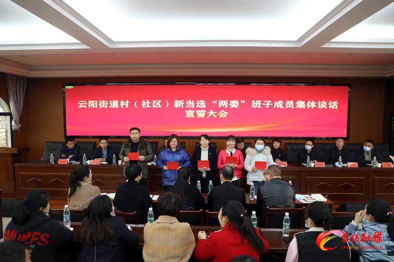 云阳街道新一届村(社区)“两委”班子宣誓就职