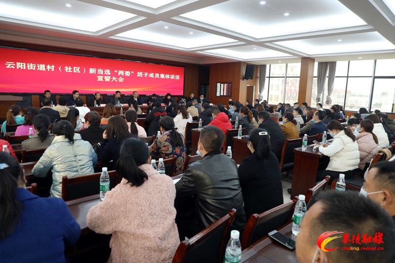 云阳街道新一届村(社区)“两委”班子宣誓就职