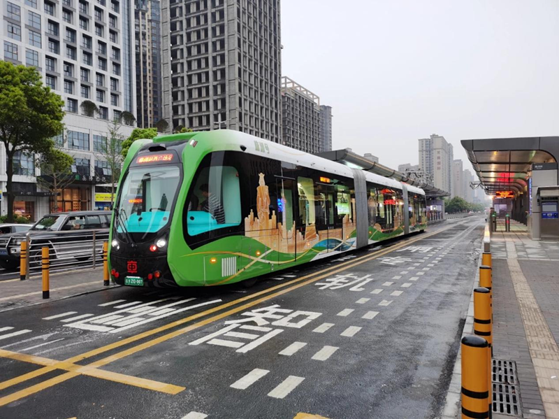 株洲公交快速廊道启动试运营