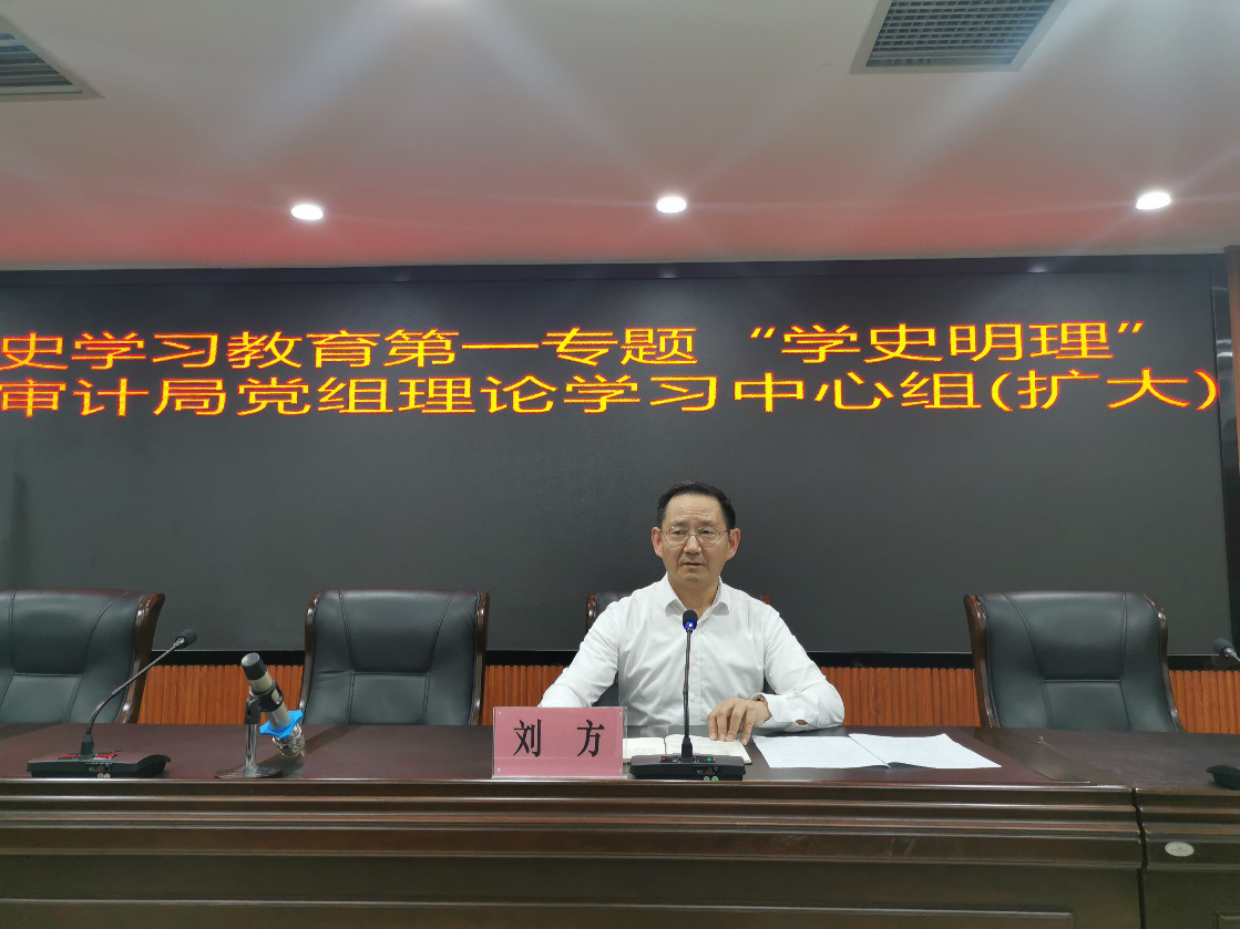市审计局理论学习中心组（扩大）开展党史学习教育第一次专题学习