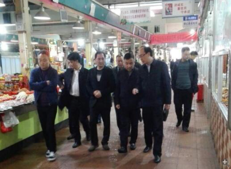 攸县市场服务中心接待永兴县考察团一行