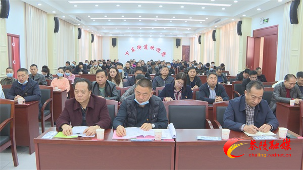 下东街道三级干部会议召开