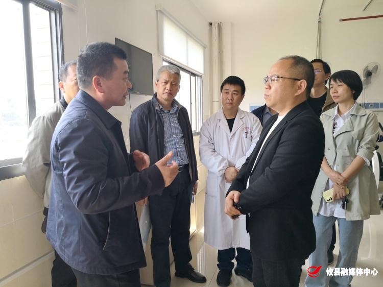 省卫健委调研组来攸县调研乡镇卫生院尘肺病康复站建设情况