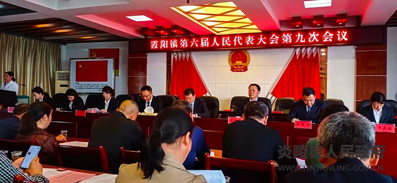 霞阳镇:顺利召开镇六届人民代表大会第九次会议