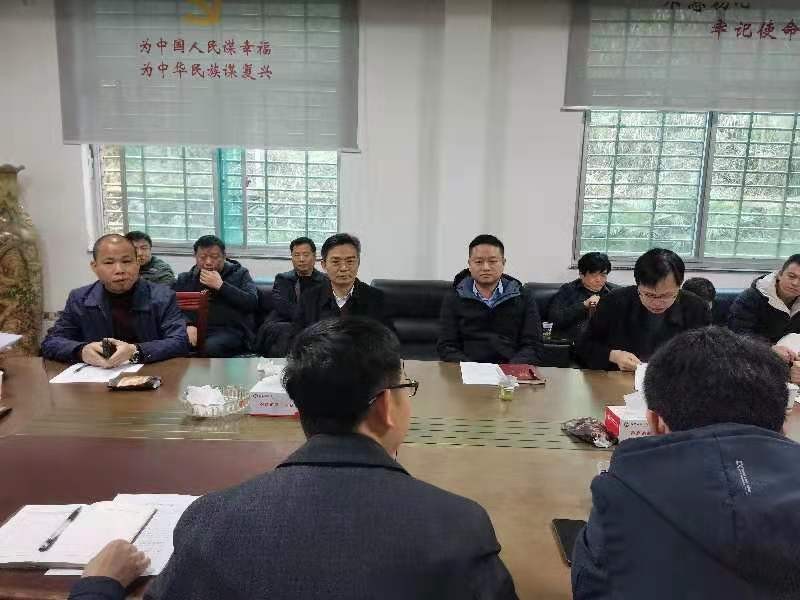 县人大副主任过凤文、县人民政府副县长王天来带队到鸾山镇指导脱贫攻坚结对帮扶工作
