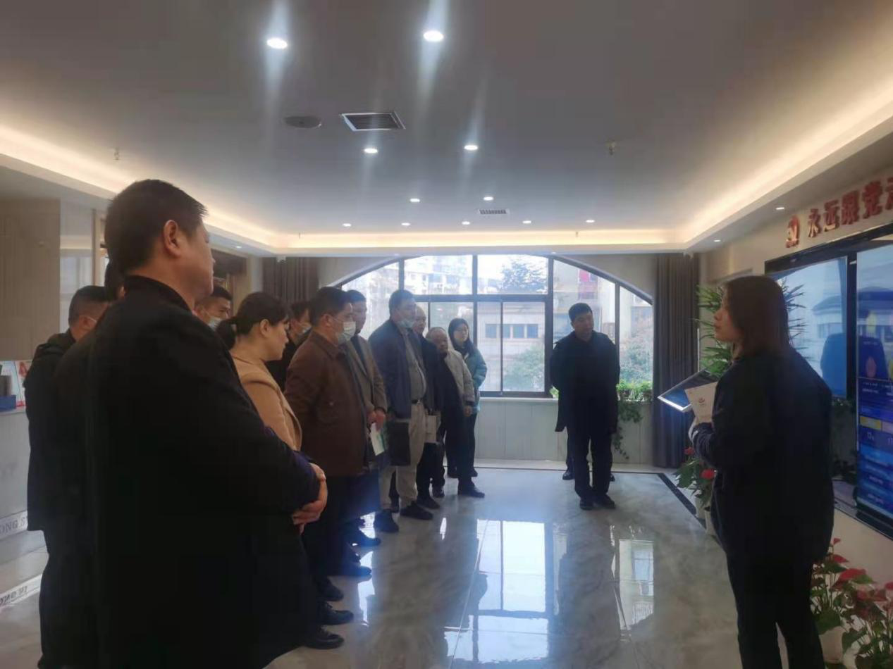 岳阳市湘阴县民政局一行到桂花街道考察学习居家养老服务工作